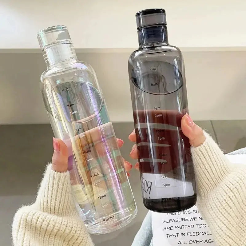 500ml Leak-Proof PC Sports Water Bottle with Weather Mark