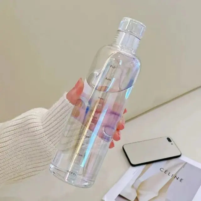500ml Leak-Proof PC Sports Water Bottle with Weather Mark
