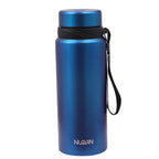 Dual-Tone Thermal Travel Mug with Strap