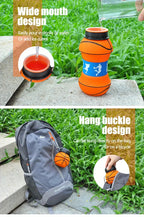 Foldable Silicone Hydration Flask (19oz)